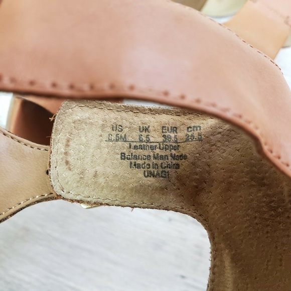 Franco Sarto UNAGI Wedge Brown Sandal - Picture 6 of 6